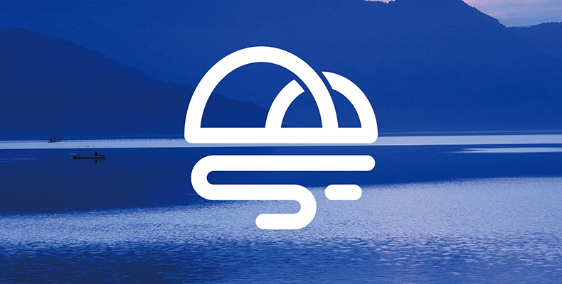 石門藍鎮logo設計